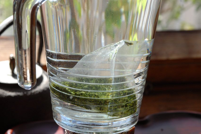 Mizudashi hideg sencha filter